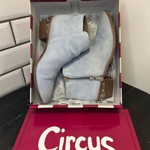 Circus by Sam Edelman Sky Blue Ankle Booties